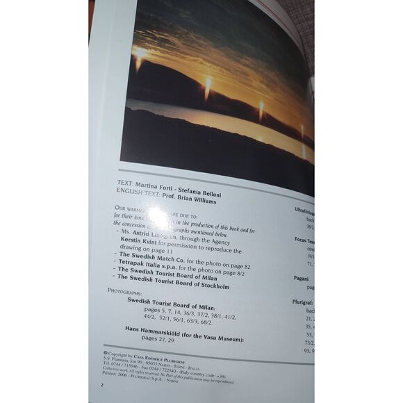 Sweden Land of the Midnight Sun English Edition Paperback Photos Map 2000 - Picture 5 of 10